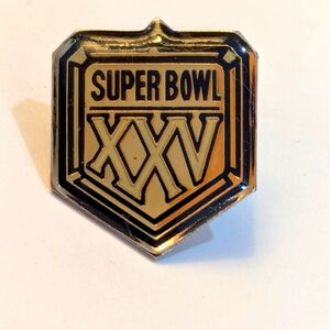 Super Bowl XXV Lapel Pin